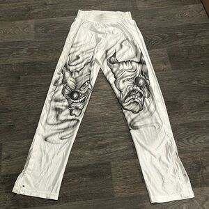 Cool airbrushed y2k pants streetwear Japan 90s vintage fashion
